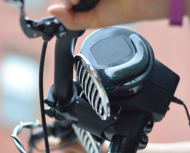 loud bicycle on bike
